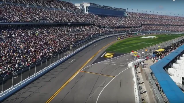 Aerial frame from the 2018 Daytona 500 video